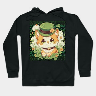 Shamrockitty Patrick's Day Design Hoodie